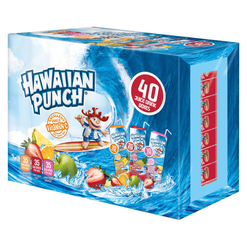 Hawaiian Punch Variety Pack, Juice Drink, Boxes, 40 pk./6.75 fl. oz.